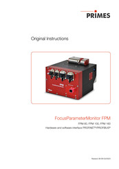 Primes FocusParameterMonitor FPM 100 Original Instructions Manual
