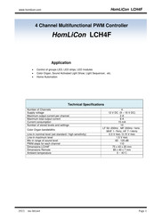 HomLiCon LCH4F Manual