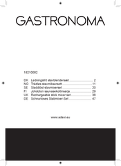 Gastronoma 18210002 Manual