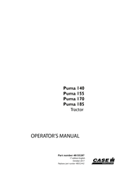 Case Puma 140 Operator's Manual