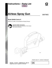 Graco H Series Instructions-Parts List Manual
