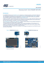 ST STM32MP135F-DK User Manual