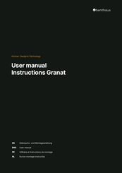 Benthaus Granat User Manual/Instructions