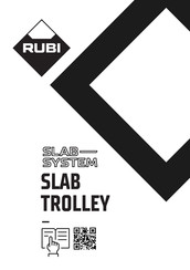 Rubi SLAB TROLLEY Instructions Manual