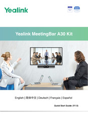 Yealink MeetingBar A30 Kit Quick Start Manual