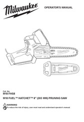 Milwaukee M18 FUEL HATCHET FHS8 Operator's Manual