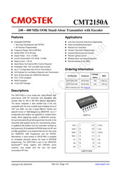 CMOSTEK CMT2150A Manual