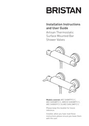 Bristan Artisan ARECO SHXSMFF2 C Installation Instructions And User Manual