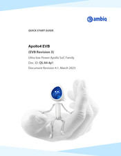 ambiq micro Apollo4 Blue EVB Quick Start Manual