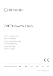 turbionaire ama 90 WALL BLACK Instruction Manual