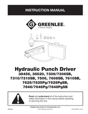 Textron GREENLEE 7646 Instruction Manual
