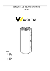 Wärme ZC-02 Installation And Operating Instructions Manual
