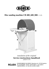 ROJEK CB 800/2 Service Instructions Manual