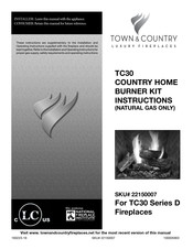 Town & Country Fireplaces 22150007 Instructions Manual