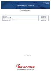 Edwards CXS Instruction Manual