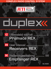 JETI model DUPLEX REX3 User Manual