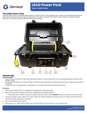 GENASYS LRAD Quick Install Manual