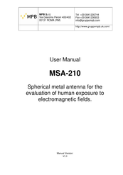 MPB MSA-210 User Manual