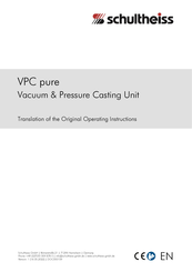 schultheiss VPC pure Operating Instructions Manual
