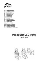 Pontec PondoStar LED warm Operating Instructions Manual