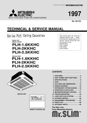 Mitsubishi Electric Mr. Slim PLH-2KKHC Technical & Service Manual