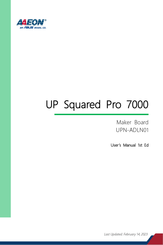 Asus AAEON UP Squared Pro 7000 User Manual