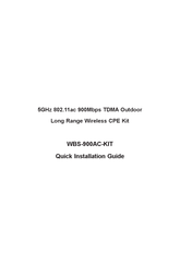 Planet WBS-900AC-KIT Quick Start Manual