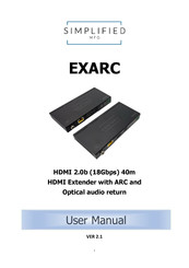 Simplified MFG EXARC User Manual
