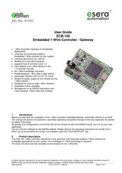 esera automation auto connect ECB-100 User Manual