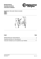 Conductix-Wampfler 040409-1 Operating Instructions Manual