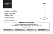 LEGRAND SANUS WSSE1A2 Instruction Manual
