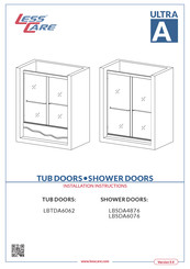 less care LBSDA6076 Installation Instructions Manual