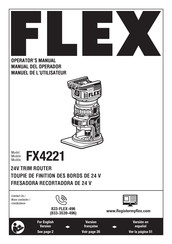 Flex FX4221-1F Operator's Manual