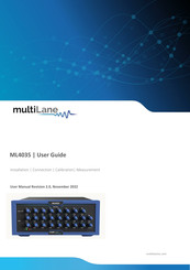 MULTILANE ML4035 User Manual