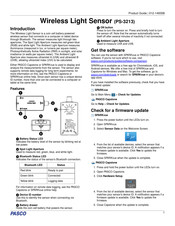 Pasco PS-3213 Product Manual