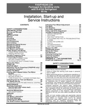 Carrier FHS240 Installation, Start-Up And Service Instructions Manual