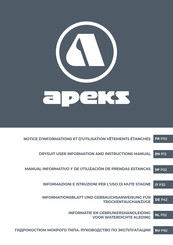 Apeks ThermiQ Dry Advanced Information And Instruction Manual