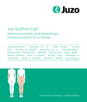 Juzo ScarPrime Light Instructions For Use Manual