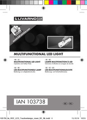 LIVARNO LUX 103738 Operation And Safety Notes