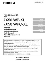 FujiFilm MARINER 7X50 WPC-XL Instruction Manual