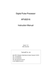 TechnoAP APV82516 Instruction Manual