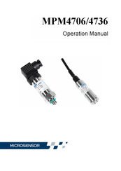 Microsensor MPM4706 Operation Manual