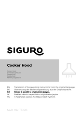 SIGURO SGR-HD-T310B Translation Of The Operating Instructions