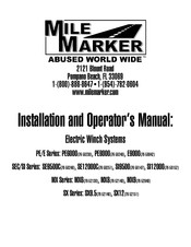 Mile Marker 76-50147 Installation And Operator's Manual