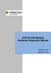 Fibocom GTS-4E-00 Hardware Integration Manual