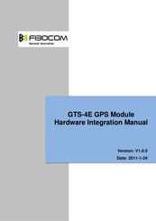 Fibocom GTS-4E-26 Hardware Integration Manual