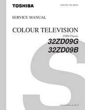 Toshiba 32ZD09B Service Manual