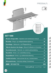 Pressalit SCT 1000 Operation And Maintenance Manual