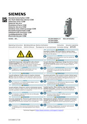 Siemens 5SV60 MC Series Operating Instructions Manual