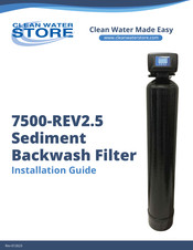 Clean Water 7500-REV2.5 Installation Manual